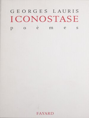 cover image of Iconostase
